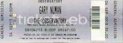 Santa Ana Ticket 2013